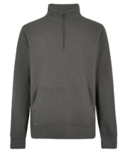 Regular fit 1/4-zip piqué sweatshirt - Image 2