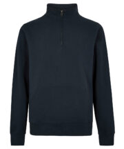 Regular fit 1/4-zip piqué sweatshirt - Image 3