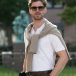 Harvard v-neck - stretch deluxe polo