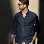 Torrance modern fit - raw and stylish denim shirt