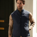 Hudson - horizontal quilted gilet