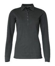 Women's Carlington - deluxe long sleeve polo - Image 2