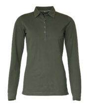 Women's Carlington - deluxe long sleeve polo - Image 5