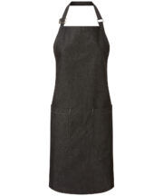 Cotton denim bib apron, organic and Fairtrade certified - Image 2