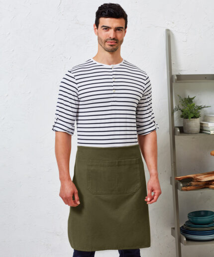 Artisan's choice double-pocket canvas apron