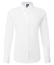 Women's long sleeve Recyclight poplin shirt - Image 2