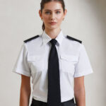 Women's short sleeve pilot blouse