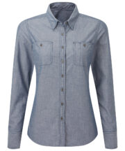 Women's Chambray shirt, organic and Fairtrade certified - Image 2
