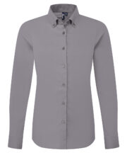 Women's Supreme  Oxford long sleeve shirt - Image 4