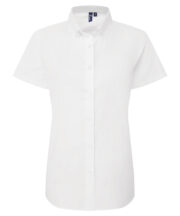 Women's Supreme  Oxford short sleeve shirt - Image 5