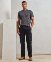 Stretchchecker work cargo trousers