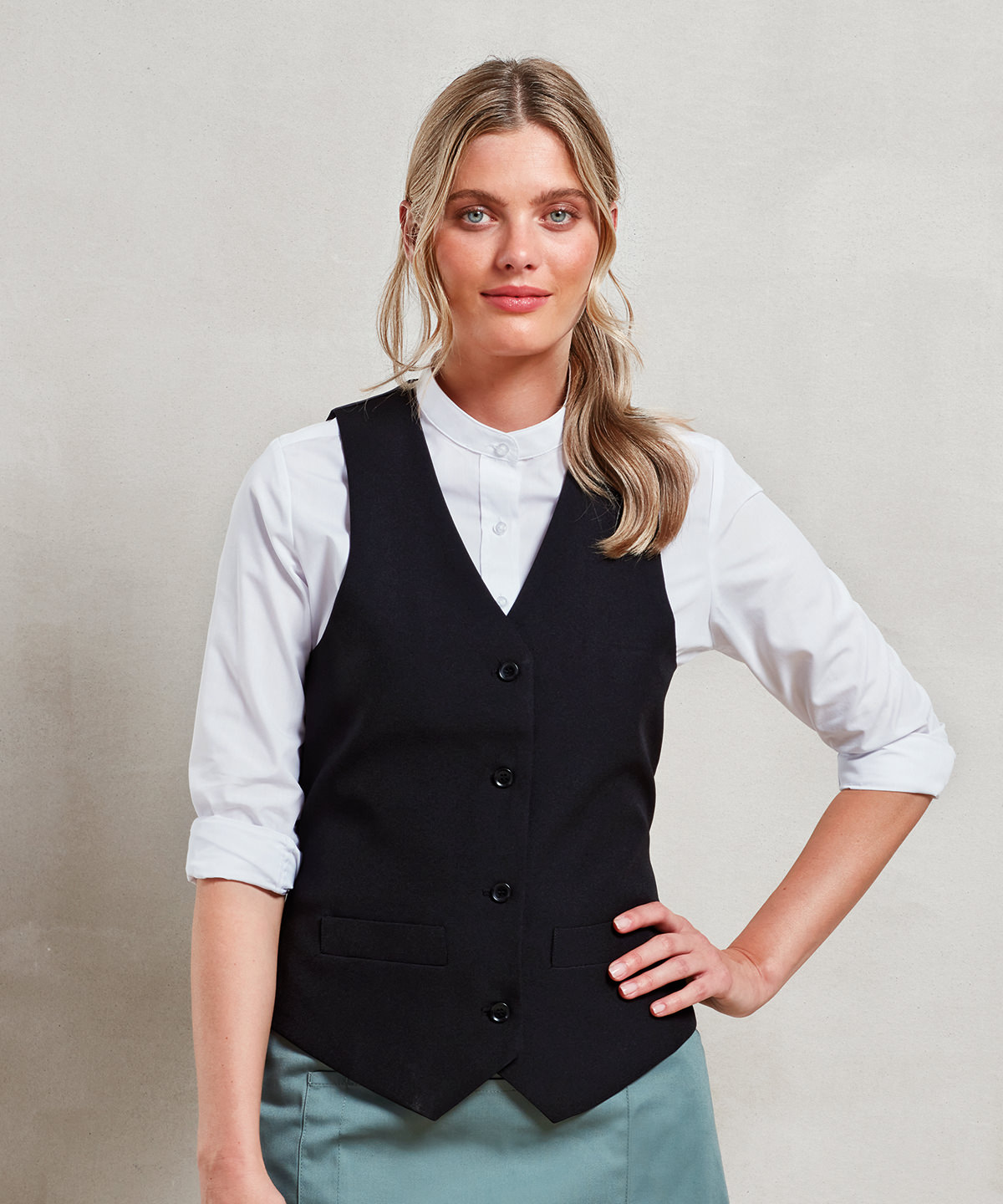 PR623_LS00_2025.jpg Women's lined polyester waistcoat - Image 1