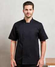 Short sleeve chef's jacket