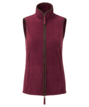 Women's artisan fleece gilet - Image 3