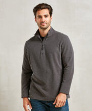 Unisex Recyclight 1/4 zip microfleece