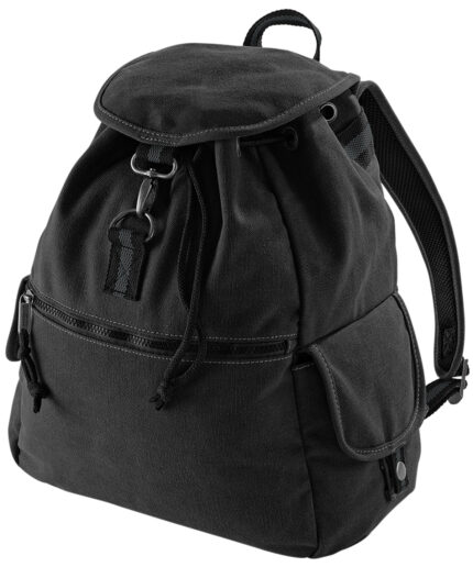 Vintage canvas backpack