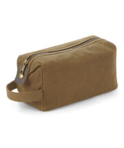Heritage waxed canvas wash bag - Image 2
