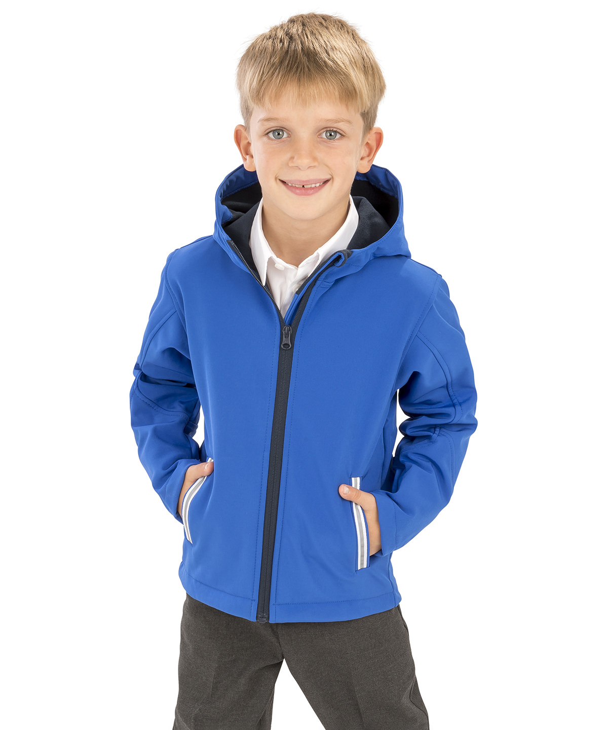 R224J_LS00_2025.jpg Core junior TX performance hooded softshell jacket - Image 1