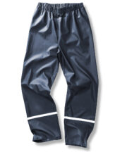 Prism PU waterproof trousers with reflective bands and recycled backing - Image 2
