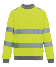 Hi-vis Pro contrast crew neck sweatshirt - Image 2