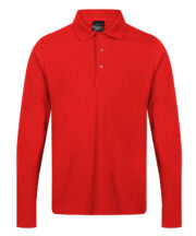 Pro 65/35 long sleeve polo - Image 2