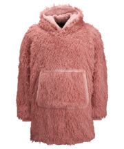 The Ribbon oversized cosy reversible shaggy sherpa hoodie - Image 2