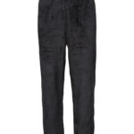 The kids Ribbon luxury Eskimo-style fleece pants