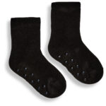The kids Ribbon luxury Eskimo-style fleece socks