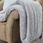 The Ribbon teddy bear fabric throw