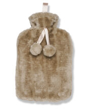 Luxury classic faux fur hot water bottle and cover - Image 4