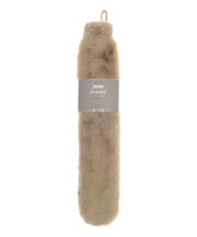 Super luxury faux fur long hot water bottle and cover - Image 4