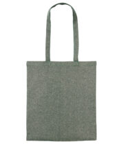 Recycled cotton shopper long handle - Image 3