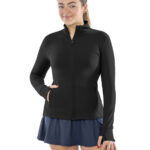 Spiro recycled women's fitness jacket