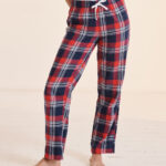 Women's tartan lounge pants