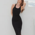 Women's racerback midi dress