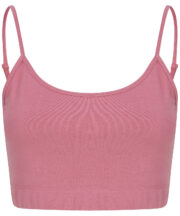 Women's sustainable fashion cropped cami top with adjustable straps - Image 2