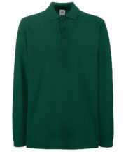 Premium long sleeve polo - Image 4