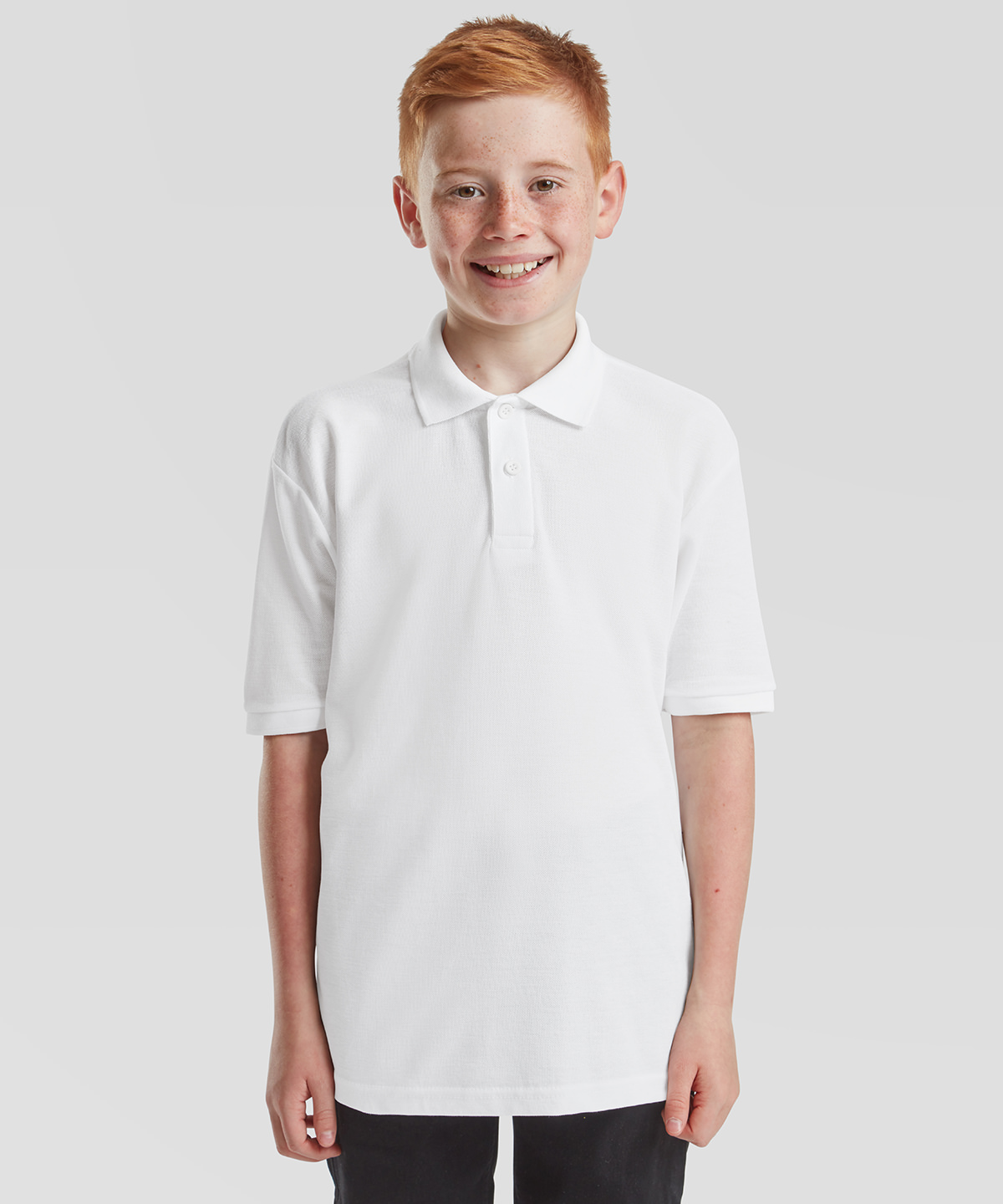SS417_LS00_2025.jpg Kids 65/35 piqué polo - Image 1