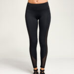 Women's TriDri® mesh tech panel leggings full-length