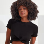 Women's TriDri® twist crop top