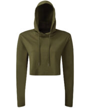 Women's TriDri® cropped hooded long sleeve t-shirt - Image 4