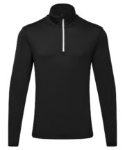 TriDri® recycled long sleeve brushed back ¼ zip top - Image 3