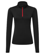 Women's TriDri® recycled long sleeve brushed back ¼ zip top - Image 2