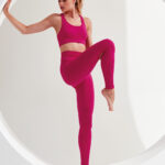 Women's TriDri® seamless '3D fit' multi-sport sculpt solid colour leggings
