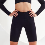 Women's TriDri® ribbed seamless '3D Fit' cycle shorts