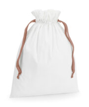Cotton gift bag with ribbon drawstring - Image 3