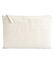Striped organic accessory pouch - Image 2