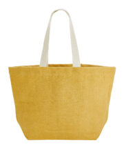 Soft washed jute beach bag - Image 4