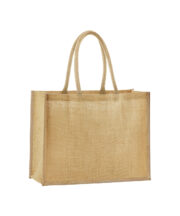 Natural starched jute classic shopper - Image 3
