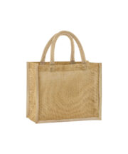 Natural starched jute midi tote - Image 3